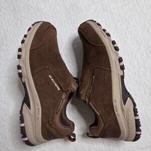 Skechers Women's Slip-Ins Hillcrest Sunapee Hiking Shoes Brown Size 8.5